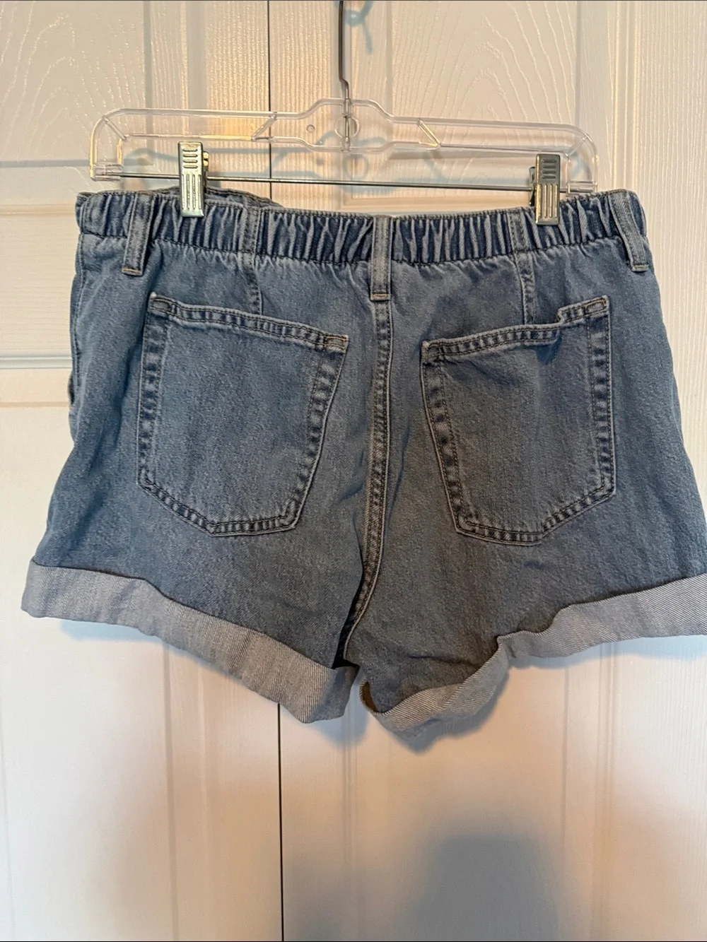 Universal Thread Light Blue Denim Drawstring Shorts